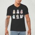 Cute Boo Ghost Reading Books Halloween Librarian Teacher Kid Men's V-Neck T-Shirt, novelty gifts, funny gifts Cute Boo Ghost Reading Books Halloween Librarian Teacher Kid Men's V-Neck T-Shirt, novelty gifts, funny gifts