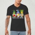 Cute Gnomes Teach Love And Inspire Back To School Teacher Men's V-Neck T-Shirt, novelty gifts, funny gifts Cute Gnomes Teach Love And Inspire Back To School Teacher Men's V-Neck T-Shirt, novelty gifts, funny gifts