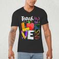 Cute Teach Love And Inspire Men Women Teacher Men's V-Neck T-Shirt, novelty gifts, funny gifts