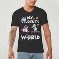 Cute Teacher My Students Are Out-Of This World Space Men's V-Neck T-Shirt, novelty gifts, funny gifts Cute Teacher My Students Are Out-Of This World Space Men's V-Neck T-Shirt, novelty gifts, funny gifts