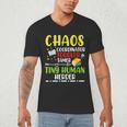 Daycare Teacher School Chaos Coordinator Toddler Tamer For Men Women Kids Men's V-Neck T-Shirt, novelty gifts, funny gifts