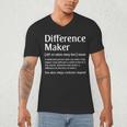 Difference Maker Definition Vintage Teachers Mom Boss Women Men's V-Neck T-Shirt, novelty gifts, funny gifts Difference Maker Definition Vintage Teachers Mom Boss Women Men's V-Neck T-Shirt, novelty gifts, funny gifts