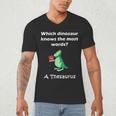 Dinosaur Thesaurus Grammar Joke Teacher Men's V-Neck T-Shirt, novelty gifts, funny gifts Dinosaur Thesaurus Grammar Joke Teacher Men's V-Neck T-Shirt, novelty gifts, funny gifts