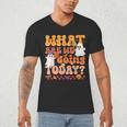 What Are We Doing Today Halloween PE Spooky Teacher Men's V-Neck T-Shirt, novelty gifts, funny gifts