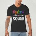 Dyslexia Awareness Month Dyslexia Teacher Therapist Men's V-Neck T-Shirt, novelty gifts, funny gifts Dyslexia Awareness Month Dyslexia Teacher Therapist Men's V-Neck T-Shirt, novelty gifts, funny gifts