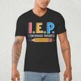 I E P I Encourage Progress Special Education Teacher Men's V-Neck T-Shirt, novelty gifts, funny gifts I E P I Encourage Progress Special Education Teacher Men's V-Neck T-Shirt, novelty gifts, funny gifts