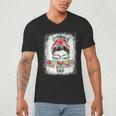 Early Head Start Life Messy Bun Back To School Teacher Women Men's V-Neck T-Shirt, novelty gifts, funny gifts Early Head Start Life Messy Bun Back To School Teacher Women Men's V-Neck T-Shirt, novelty gifts, funny gifts