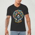 Education Is Freedom History Month Teacher Books Afro Men's V-Neck T-Shirt, novelty gifts, funny gifts