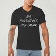 Em Português Por Favor Portuguese Teacher Brazil Men's V-Neck T-Shirt, novelty gifts, funny gifts Em Português Por Favor Portuguese Teacher Brazil Men's V-Neck T-Shirt, novelty gifts, funny gifts