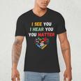Emotional Intelligence Quote For School Counselor Teacher Men's V-Neck T-Shirt, novelty gifts, funny gifts