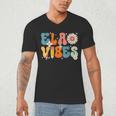 English Teacher Ela Vibes Teacher Kids First Day Of School Men's V-Neck T-Shirt, novelty gifts, funny gifts English Teacher Ela Vibes Teacher Kids First Day Of School Men's V-Neck T-Shirt, novelty gifts, funny gifts
