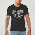 ESL Teacher ESOL Student Cute Heart Shape English Teacher Men's V-Neck T-Shirt, novelty gifts, funny gifts ESL Teacher ESOL Student Cute Heart Shape English Teacher Men's V-Neck T-Shirt, novelty gifts, funny gifts
