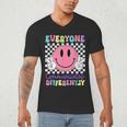 Everyone Communicates Differently Autism Awareness Teacher Men's V-Neck T-Shirt, novelty gifts, funny gifts Everyone Communicates Differently Autism Awareness Teacher Men's V-Neck T-Shirt, novelty gifts, funny gifts