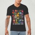 Everyone Is Welcome Here Tshirt Idaho Teacher Support Retro Men's V-Neck T-Shirt, novelty gifts, funny gifts