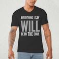 Everything I Say WILL Be On The Exam Teacher For Men Women Men's V-Neck T-Shirt, novelty gifts, funny gifts Everything I Say WILL Be On The Exam Teacher For Men Women Men's V-Neck T-Shirt, novelty gifts, funny gifts