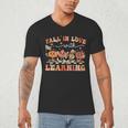 Fall In Love With Learning Autumn Teacher Thanksgiving Men's V-Neck T-Shirt, novelty gifts, funny gifts Fall In Love With Learning Autumn Teacher Thanksgiving Men's V-Neck T-Shirt, novelty gifts, funny gifts