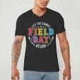 Field Day 2024 Let The Games Begin Teacher Kids Girls Boys Men's V-Neck T-Shirt, novelty gifts, funny gifts Field Day 2024 Let The Games Begin Teacher Kids Girls Boys Men's V-Neck T-Shirt, novelty gifts, funny gifts