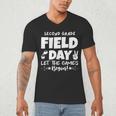 Field Day Second 2nd Grade Orange 2025 Boy Girl Teacher Men's V-Neck T-Shirt, novelty gifts, funny gifts Field Day Second 2nd Grade Orange 2025 Boy Girl Teacher Men's V-Neck T-Shirt, novelty gifts, funny gifts