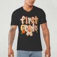 First Grade Fall Floral Coquette Bow Teachers Students Men's V-Neck T-Shirt, novelty gifts, funny gifts First Grade Fall Floral Coquette Bow Teachers Students Men's V-Neck T-Shirt, novelty gifts, funny gifts