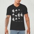 Fractions Math Teacher Ghost Math Halloween Humorous Men's V-Neck T-Shirt, novelty gifts, funny gifts Fractions Math Teacher Ghost Math Halloween Humorous Men's V-Neck T-Shirt, novelty gifts, funny gifts