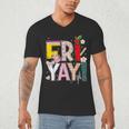 Fri-Yay Happy Friday Lovers Teacher Weekend Women Men's V-Neck T-Shirt, novelty gifts, funny gifts