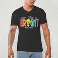 Your Future Is Bright Educator Teacher Student Men's V-Neck T-Shirt, novelty gifts, funny gifts