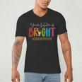 Your Future Is Bright Kindergarten Teacher Life Men Women Men's V-Neck T-Shirt, novelty gifts, funny gifts Your Future Is Bright Kindergarten Teacher Life Men Women Men's V-Neck T-Shirt, novelty gifts, funny gifts