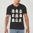 Ghost Speech Therapy Teacher Spooky Season Halloween Men's V-Neck T-Shirt, novelty gifts, funny gifts Ghost Speech Therapy Teacher Spooky Season Halloween Men's V-Neck T-Shirt, novelty gifts, funny gifts