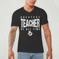 Greatest Teacher Of All Time Teachers Day 1 Teacher Goat Men's V-Neck T-Shirt, novelty gifts, funny gifts Greatest Teacher Of All Time Teachers Day 1 Teacher Goat Men's V-Neck T-Shirt, novelty gifts, funny gifts