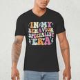 Groovy In My Behavior Specialist Era Behavior Teachers Men's V-Neck T-Shirt, novelty gifts, funny gifts