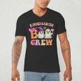 Groovy Kindergarten Boo Crew Kinder Halloween Teacher Kids Men's V-Neck T-Shirt, novelty gifts, funny gifts