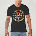 Groovy Lead Teacher Appreciation Back To School Men's V-Neck T-Shirt, novelty gifts, funny gifts