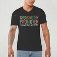 Gross Motor Promoter Adapted PE Specialist PE Teacher Art Men's V-Neck T-Shirt, novelty gifts, funny gifts Gross Motor Promoter Adapted PE Specialist PE Teacher Art Men's V-Neck T-Shirt, novelty gifts, funny gifts