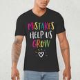 Growth Mindset Positive Back To School Teacher Student Men's V-Neck T-Shirt, novelty gifts, funny gifts Growth Mindset Positive Back To School Teacher Student Men's V-Neck T-Shirt, novelty gifts, funny gifts
