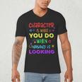 Growth Mindset Teacher Positive Message Inspirational Quote Men's V-Neck T-Shirt, novelty gifts, funny gifts