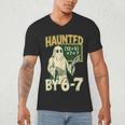 Halloween Costume Haunted By 67 Ghost Math Teacher Professor Men's V-Neck T-Shirt, novelty gifts, funny gifts Halloween Costume Haunted By 67 Ghost Math Teacher Professor Men's V-Neck T-Shirt, novelty gifts, funny gifts