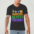 Halloween Monster Math Teacher Men Women Men's V-Neck T-Shirt, novelty gifts, funny gifts Halloween Monster Math Teacher Men Women Men's V-Neck T-Shirt, novelty gifts, funny gifts