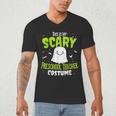 Halloween This Is My Scary Preschool Teacher Custome For Men Women Kids Men's V-Neck T-Shirt, novelty gifts, funny gifts