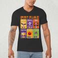 Halloween Spooky Syllable Types Teacher Educational Men's V-Neck T-Shirt, novelty gifts, funny gifts