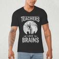 Halloween Teacher Tshirts Zombie Teachers Love Brains Men's V-Neck T-Shirt, novelty gifts, funny gifts Halloween Teacher Tshirts Zombie Teachers Love Brains Men's V-Neck T-Shirt, novelty gifts, funny gifts