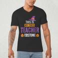 Halloween Teachers This Is My Tired Teacher Costume Men's V-Neck T-Shirt, novelty gifts, funny gifts Halloween Teachers This Is My Tired Teacher Costume Men's V-Neck T-Shirt, novelty gifts, funny gifts