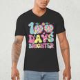 Happy 100th Day Of School 100 Days Brighter Teachers Kids Men's V-Neck T-Shirt, novelty gifts, funny gifts Happy 100th Day Of School 100 Days Brighter Teachers Kids Men's V-Neck T-Shirt, novelty gifts, funny gifts