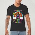 Happy 50th Days Of School Rainbow Teacher 50 Days Smarter Men's V-Neck T-Shirt, novelty gifts, funny gifts Happy 50th Days Of School Rainbow Teacher 50 Days Smarter Men's V-Neck T-Shirt, novelty gifts, funny gifts