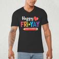 Happy Fri-Yay Friday Lovers Fun Teacher Life Weekend Men's V-Neck T-Shirt, novelty gifts, funny gifts Happy Fri-Yay Friday Lovers Fun Teacher Life Weekend Men's V-Neck T-Shirt, novelty gifts, funny gifts