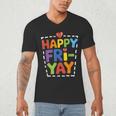Happy Fri-Yay Teacher Life Weekend Pun Happy Friday Men's V-Neck T-Shirt, novelty gifts, funny gifts Happy Fri-Yay Teacher Life Weekend Pun Happy Friday Men's V-Neck T-Shirt, novelty gifts, funny gifts