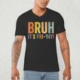 Happy Friyay Teacher Shirt Cute Teacher Fashion Bruh Fri-Yay Men's V-Neck T-Shirt, novelty gifts, funny gifts