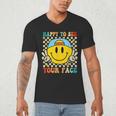 Happy To See Your Face Hippie Smile Back To School Teachers Men's V-Neck T-Shirt, novelty gifts, funny gifts Happy To See Your Face Hippie Smile Back To School Teachers Men's V-Neck T-Shirt, novelty gifts, funny gifts