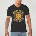 Happy To See Your Face Retro Happy Teacher Back To School Men's V-Neck T-Shirt, novelty gifts, funny gifts Happy To See Your Face Retro Happy Teacher Back To School Men's V-Neck T-Shirt, novelty gifts, funny gifts