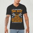 Hard Being The Best Auto Mechanics Teacher For Men Women Kids Men's V-Neck T-Shirt, novelty gifts, funny gifts Hard Being The Best Auto Mechanics Teacher For Men Women Kids Men's V-Neck T-Shirt, novelty gifts, funny gifts