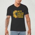 We Can Do Hard Things Kids Teacher Back To School Men's V-Neck T-Shirt, novelty gifts, funny gifts